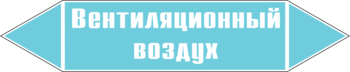 Маркировка трубопровода "вентиляционный воздух" (пленка, 252х52 мм) - Маркировка трубопроводов - Маркировки трубопроводов "ВОЗДУХ" - . Магазин Znakstend.ru